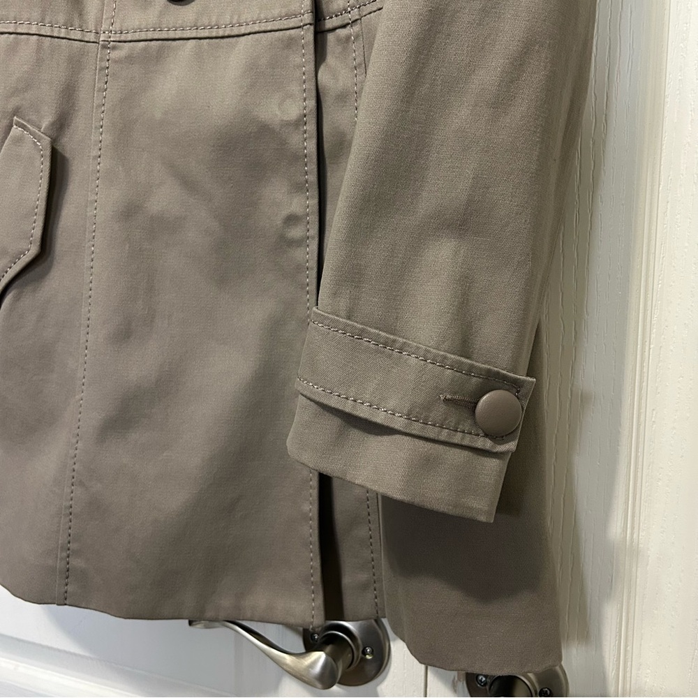 Divided H&M Taupe Trench Coat NWOT - Picture 5 of 7